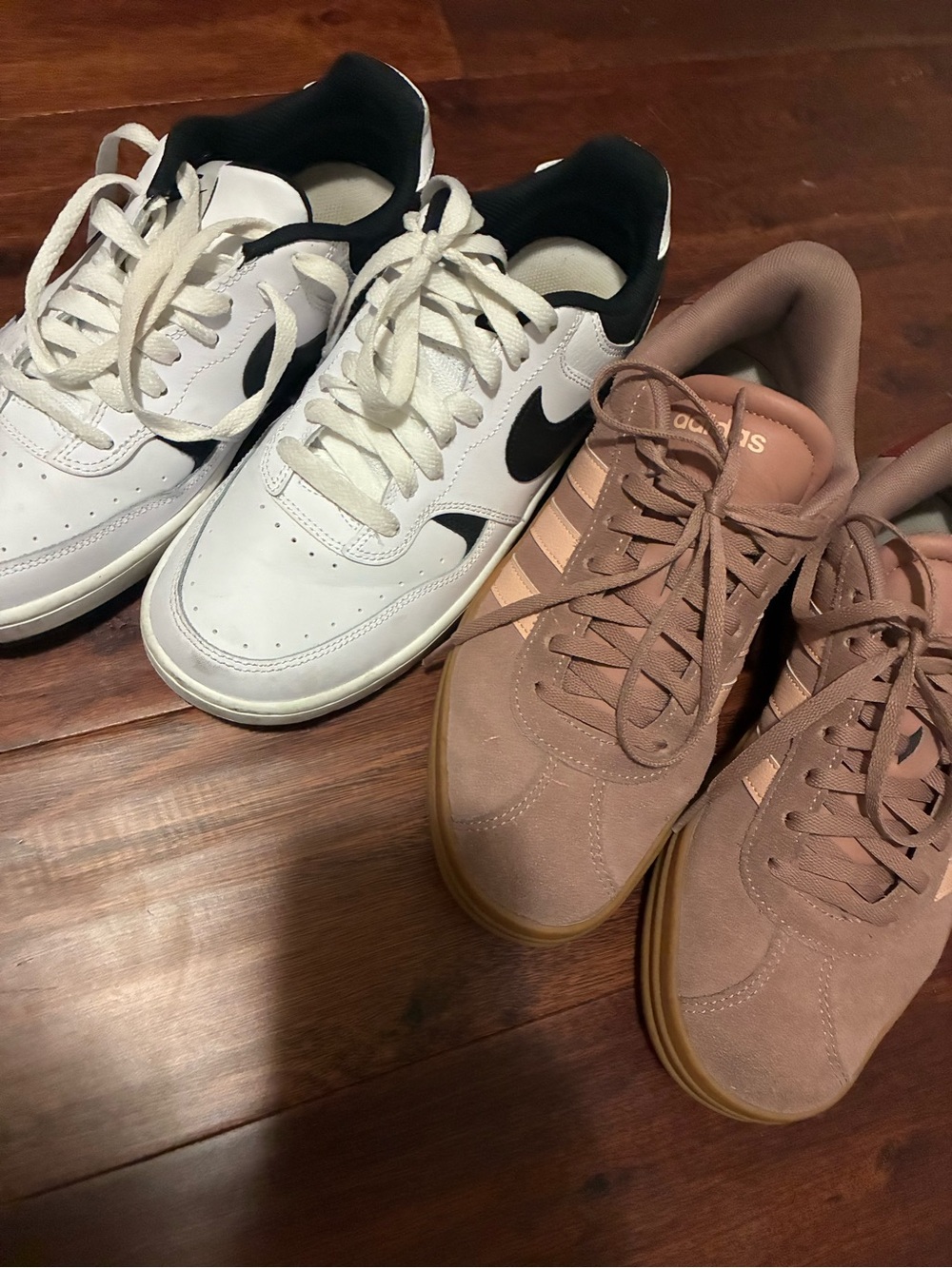 Adidas Women’s Pink Suede Sneakers